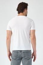 Alvornwear Basic T-Shirt — Beyaz, arka